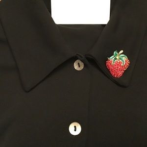 Strawberry Brooch